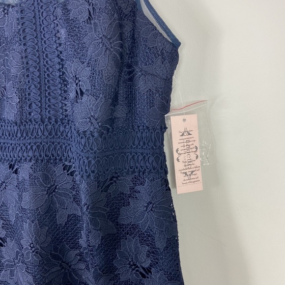 Nanette Lepore Blie Mesh Nomad Lace Sleeveless Midi Dress 8 NWT - Picture 5 of 11